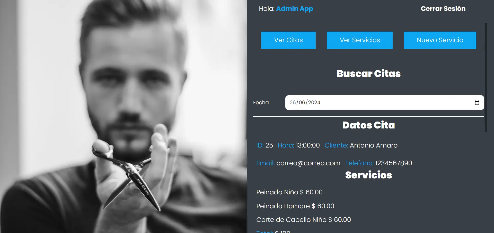 Captura de pantalla del proyecto /projects/AppSalonAdminCitas.webp